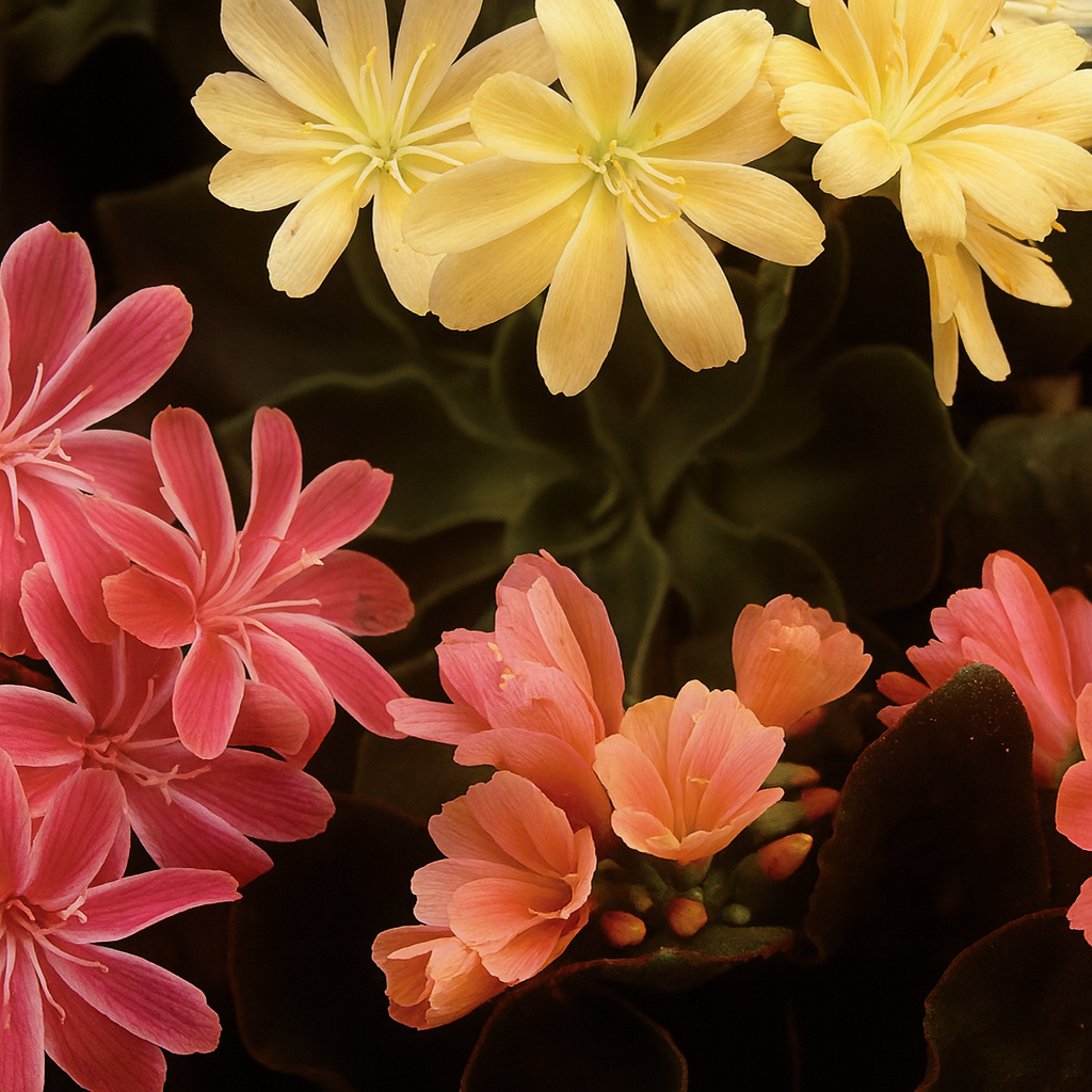 Lewisia Rainbow Dazzlers