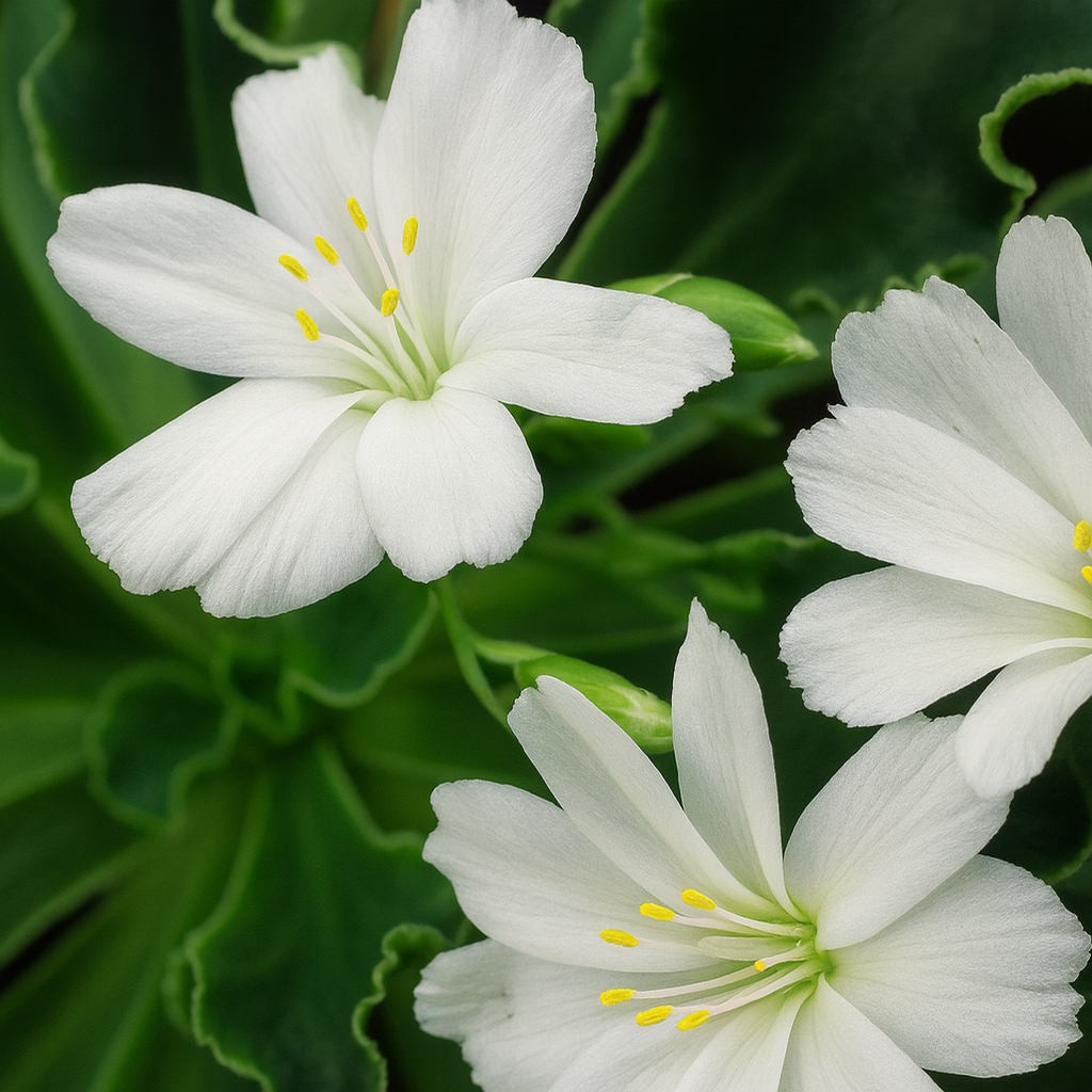 Lewisia Snowstorm