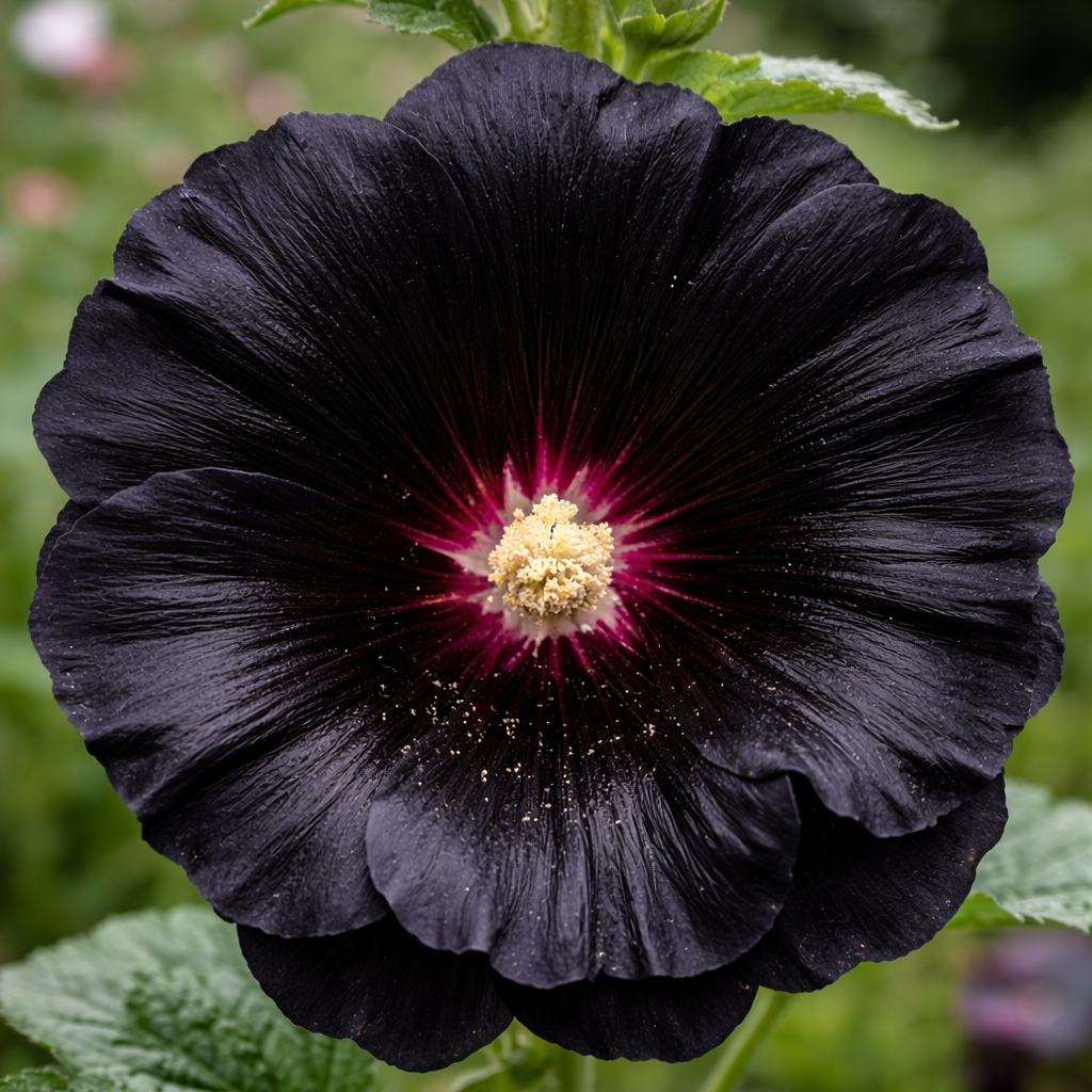 Hollyhock Black Beauty