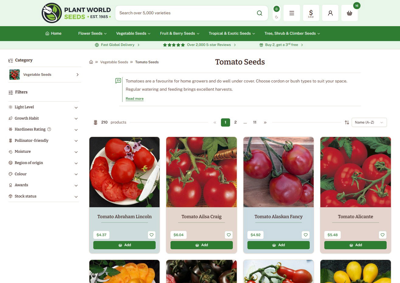 Discover the New Plant World Seeds Website